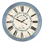 Blue Flower Clock